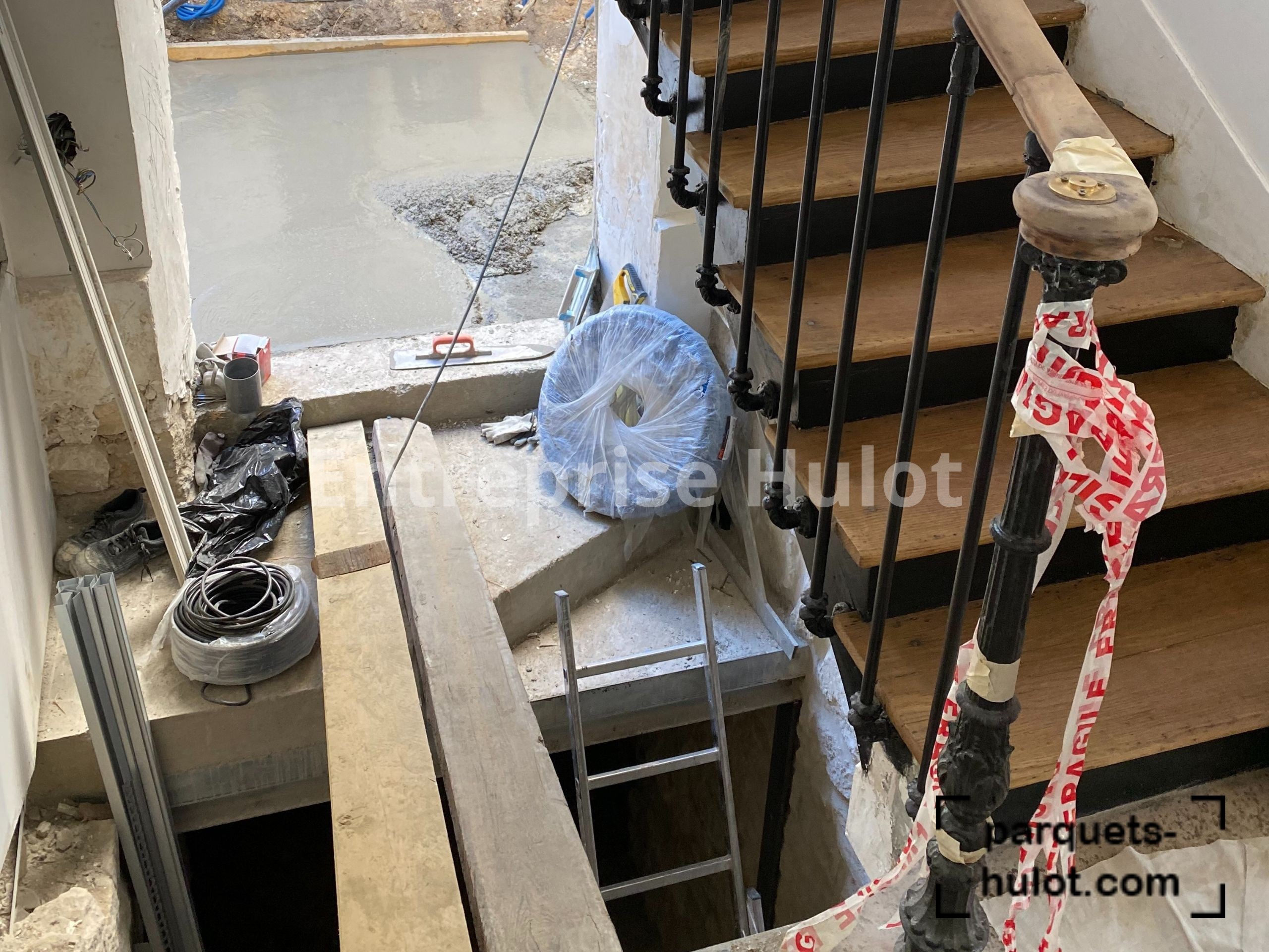 Rénovation escalier à Paris