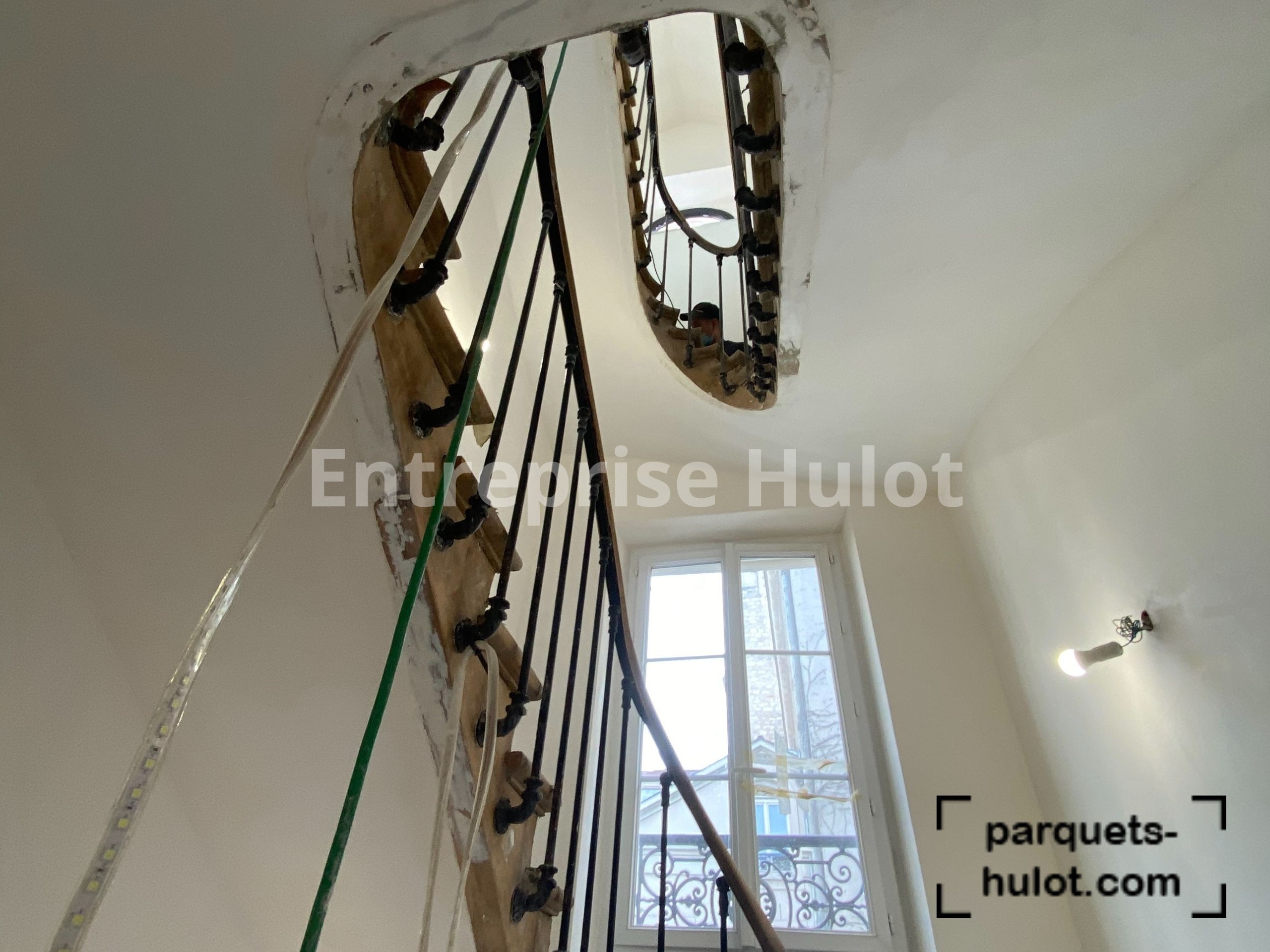Rénovation escalier à Paris
