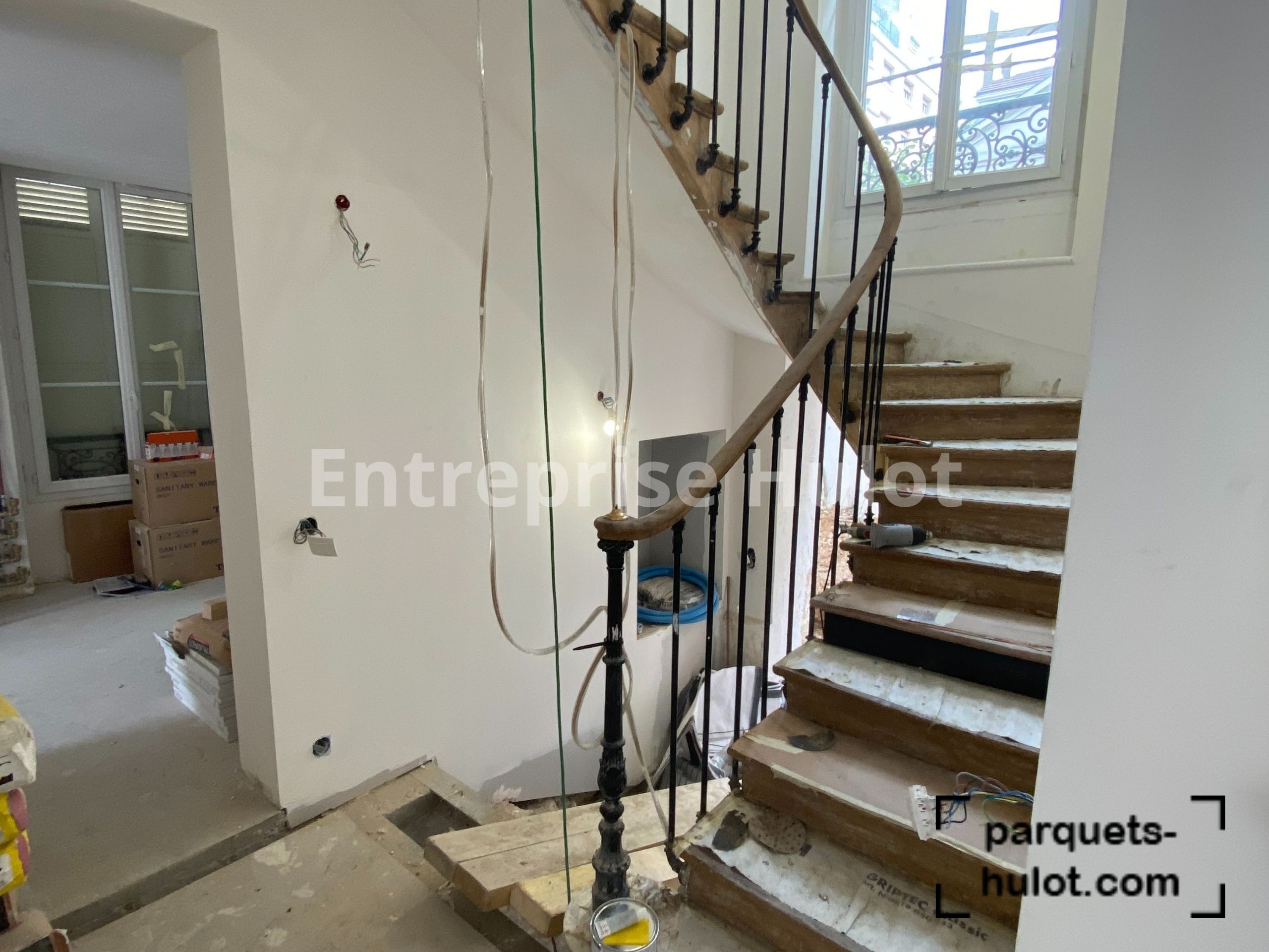 Rénovation escalier à Paris